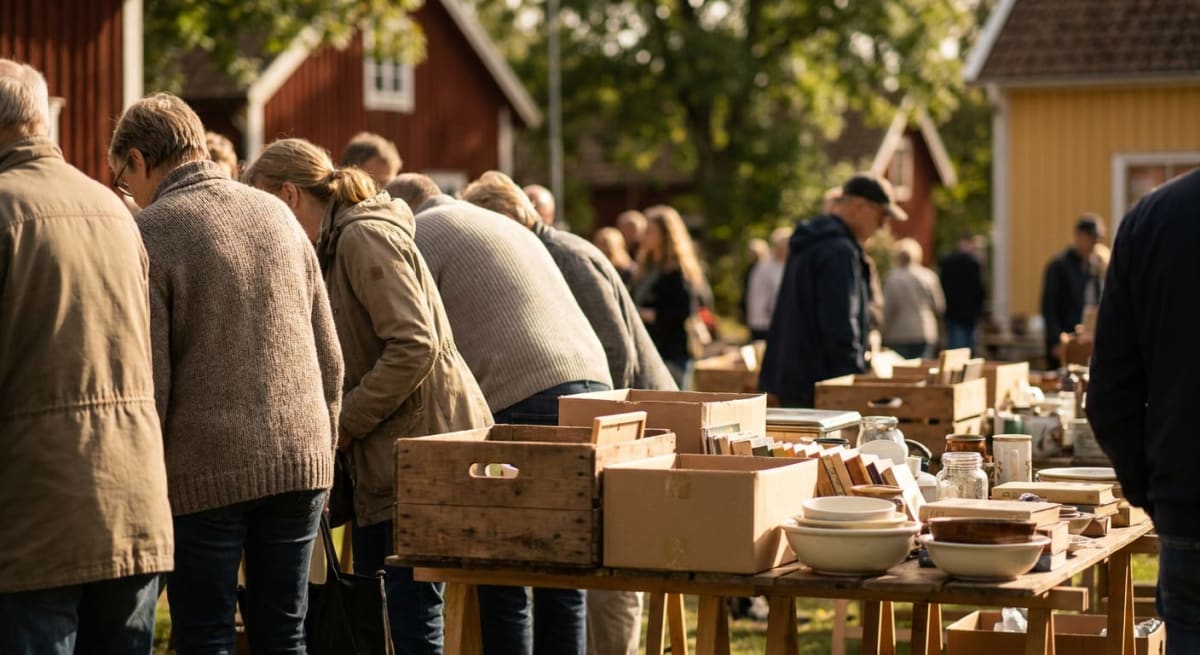 Loppmarknad i Hörby