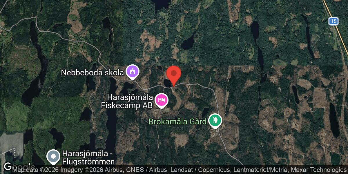 Nedfallet träd orsakade stor påverkan på väg 538 mellan L Nyteboda och Halabron