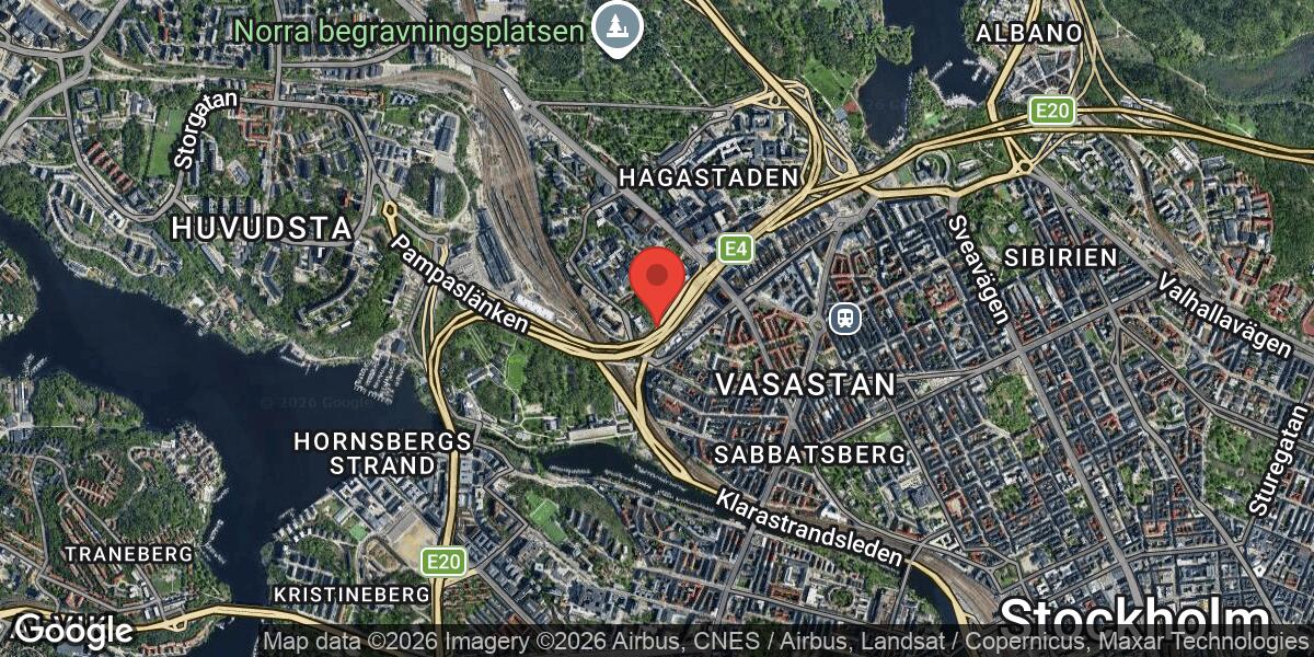 Vägarbete med stor påverkan vid Påfart Solnabron mot Fredhäll
