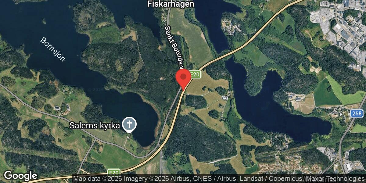 Vägarbete med stor påverkan på E4 vid Hovsta mot Södertälje