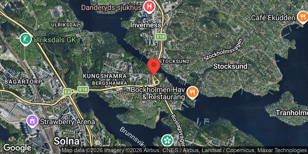 Vägarbete på E18 vid Trafikplats Bergshamra med stor påverkan