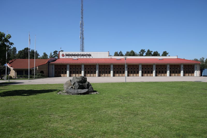 Brand i terräng vid Kronoskogens naturreservat i Ljungby