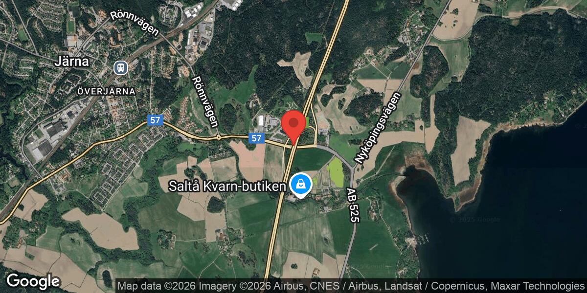 Lastbilshaveri blockerade påfart vid Trafikplats Järna på E4