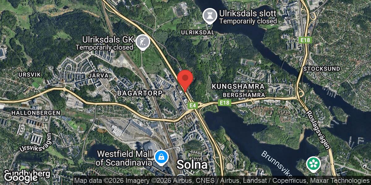 Fordonshaveri på E4 vid Trafikplats Järva Krog – händelsen avslutad