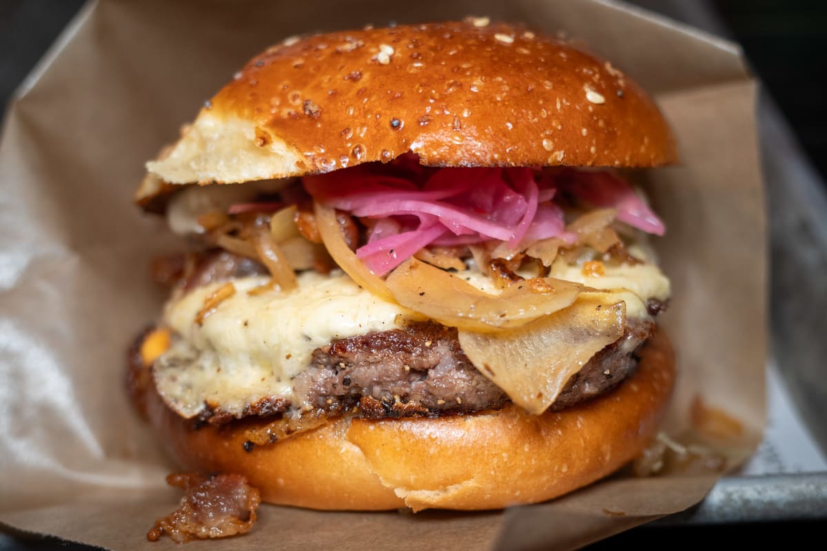 Hamburgaren Cry Baby från Rost