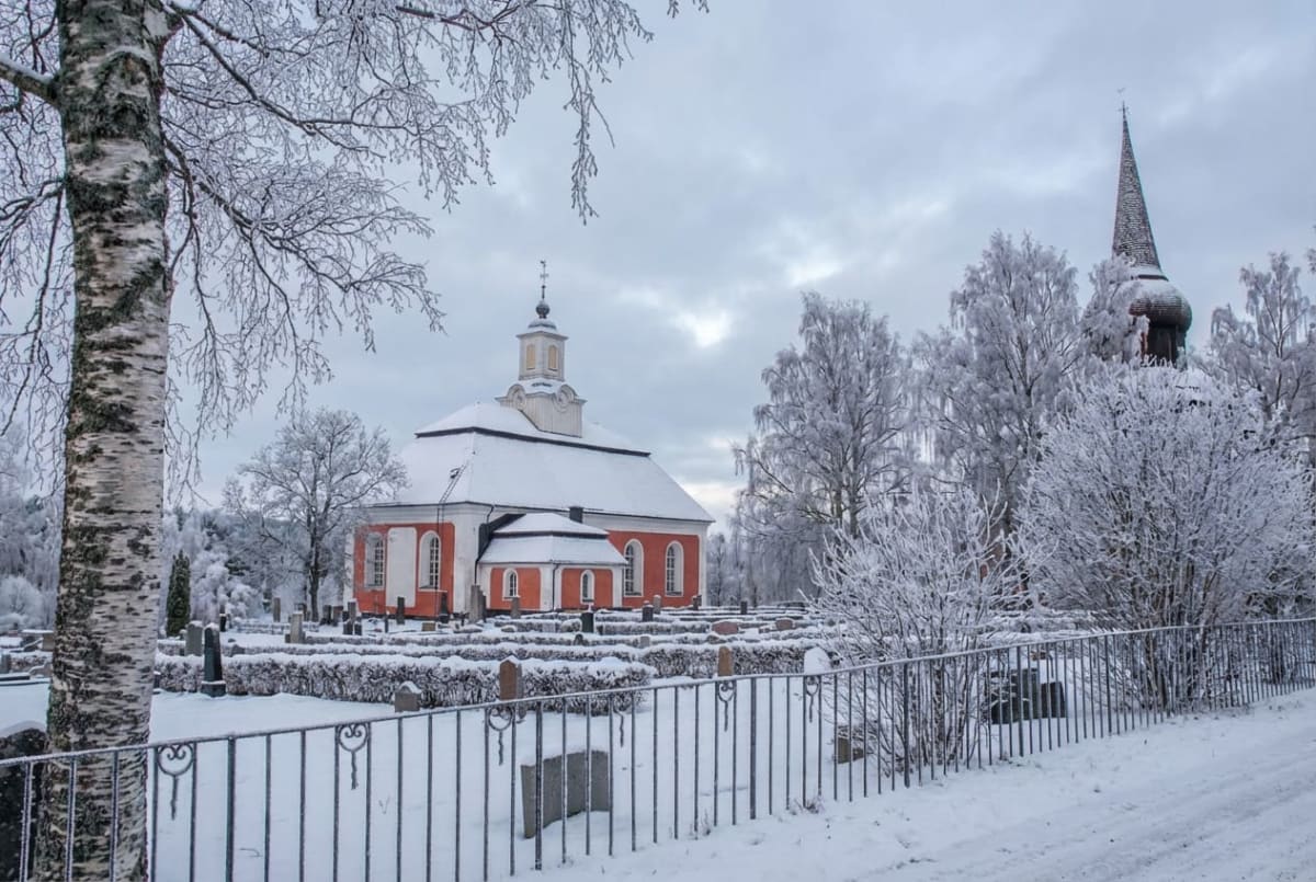 Snöflingor, körsång och en söndag i eftertanke