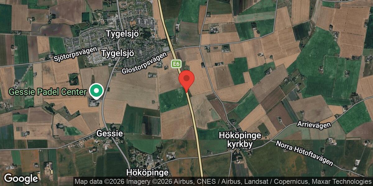 Singelolycka på E6 mellan V Klagstorp och Vellinge N2 med stor påverkan