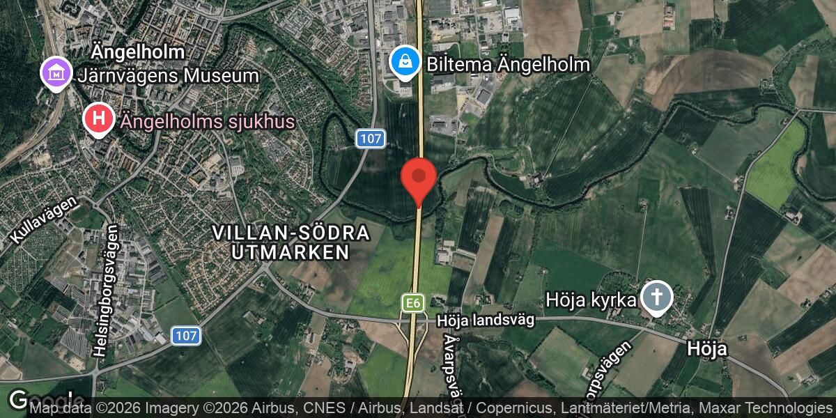 Bärgning av lastbil på E6 mellan Höja och Rebbelberga orsakade stor påverkan