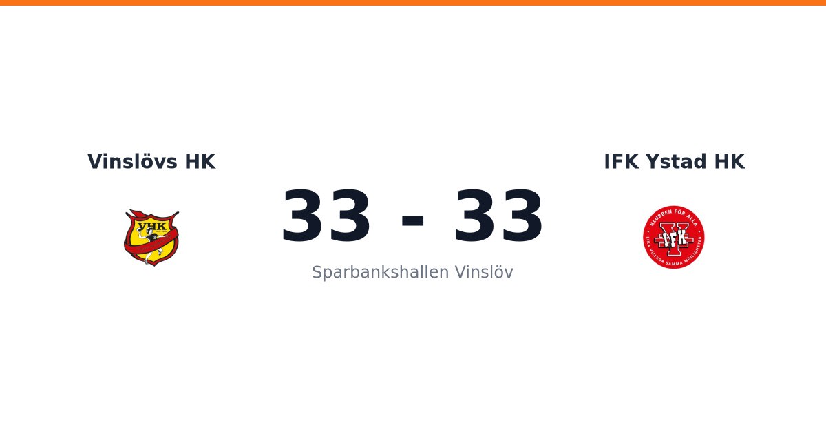 Vinslövs HK Handboll i Sparbankshallen