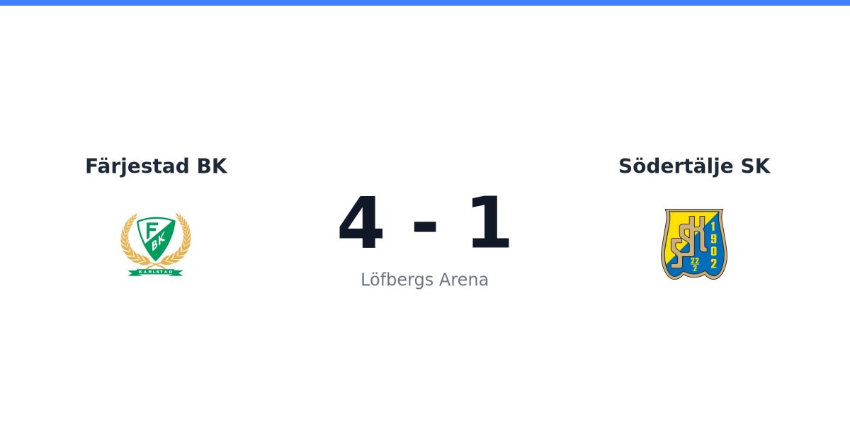 Färjestad BK Hockeymatch på Löfbergs Arena