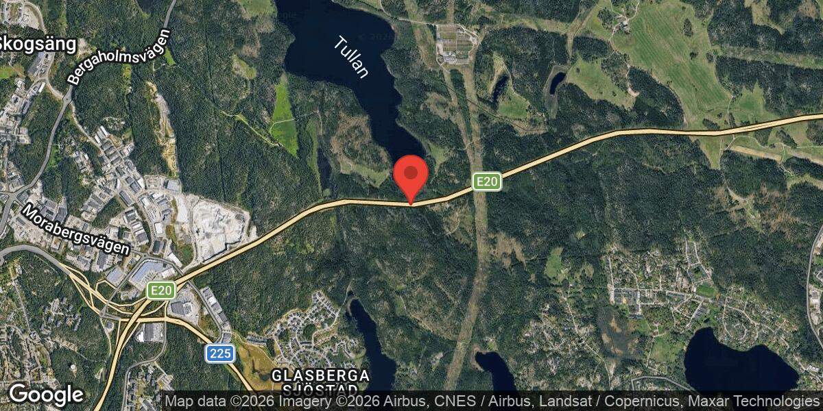 Tillfällig räddningsgata på E4 mellan Getan och Igelsjön påverkar trafiken