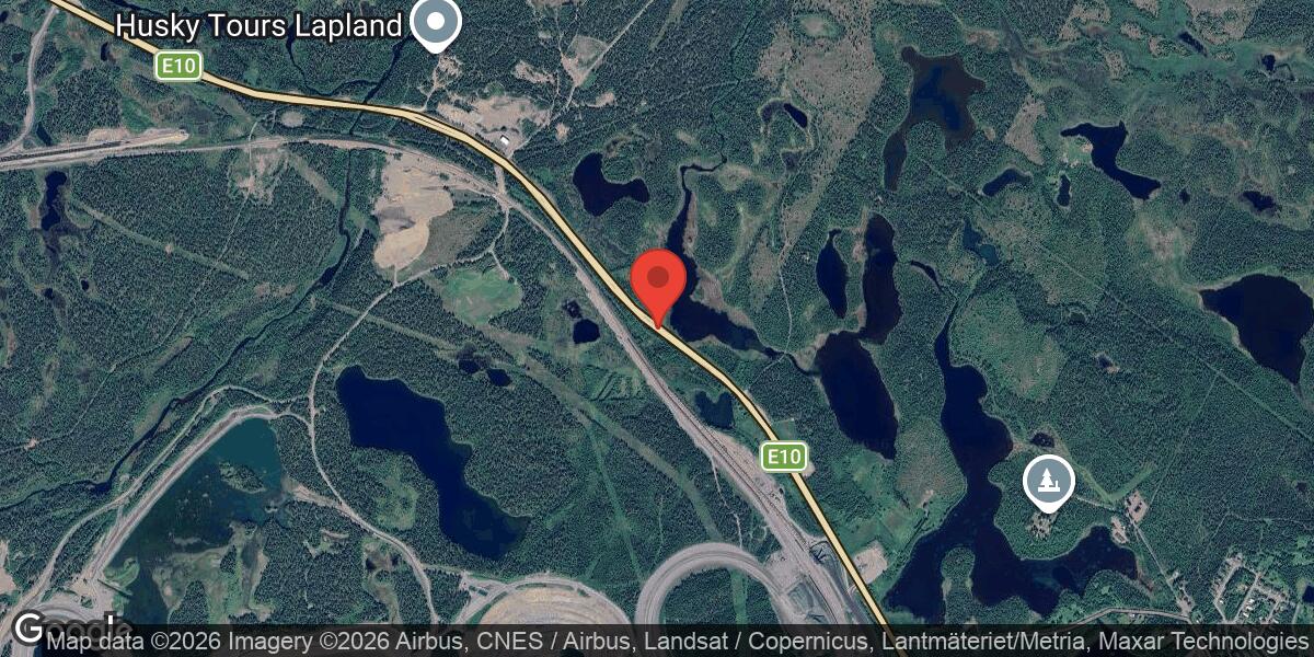 Bärgning av personbil på E10 vid Syväjärvi avslutad