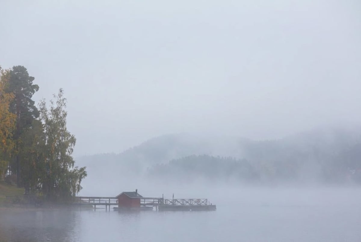 Dimma, skidglädje och övning i kommunen