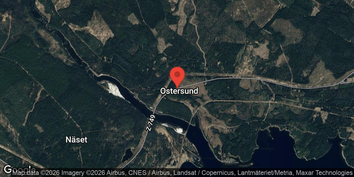 Vägarbete på väg 749 mellan Storsved och Aspånäset pågår
