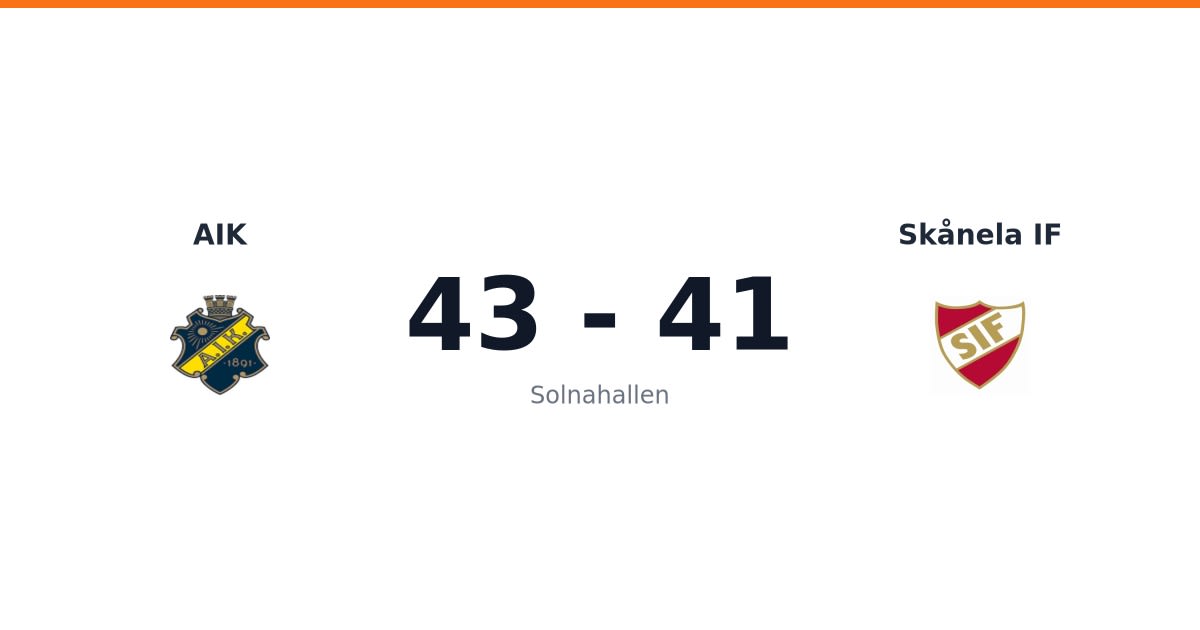 Vinst för AIK hemma mot Skånela IF