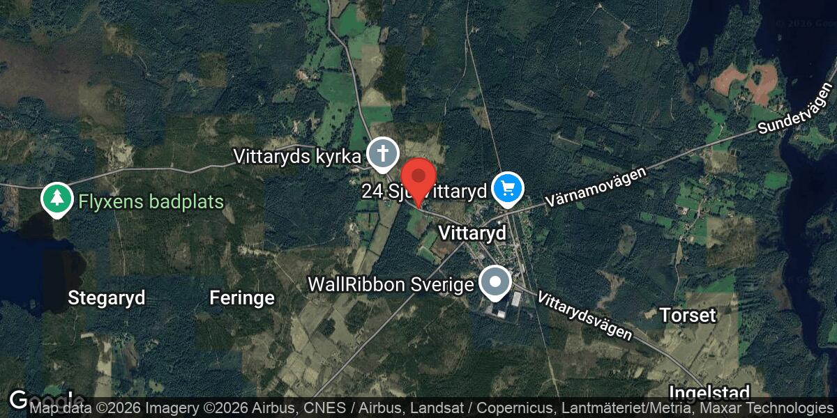 Vägarbete på väg 559 vid Vittaryd under torsdagen