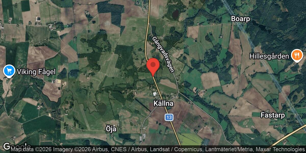 Vägarbete på Väg 13 mellan Ängelholm och Klippan den 2 april