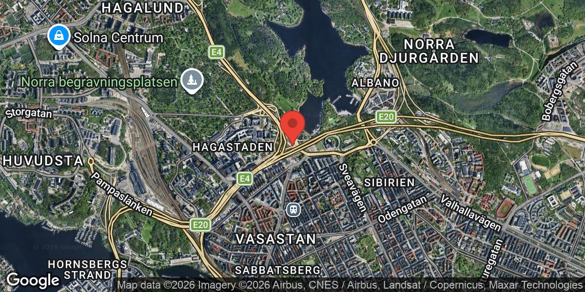Stallmästartunneln avstängd för tunneltvätt i Solna