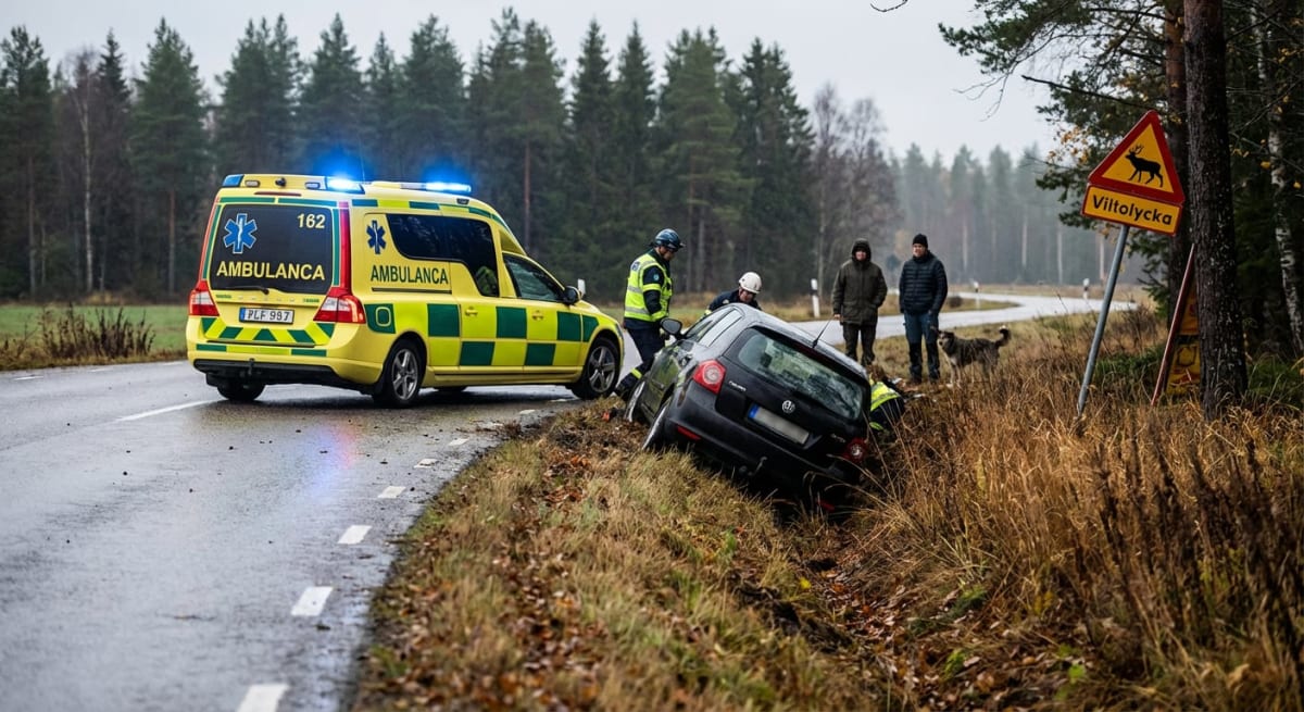 Två viltolyckor i Jämtlands län under natten