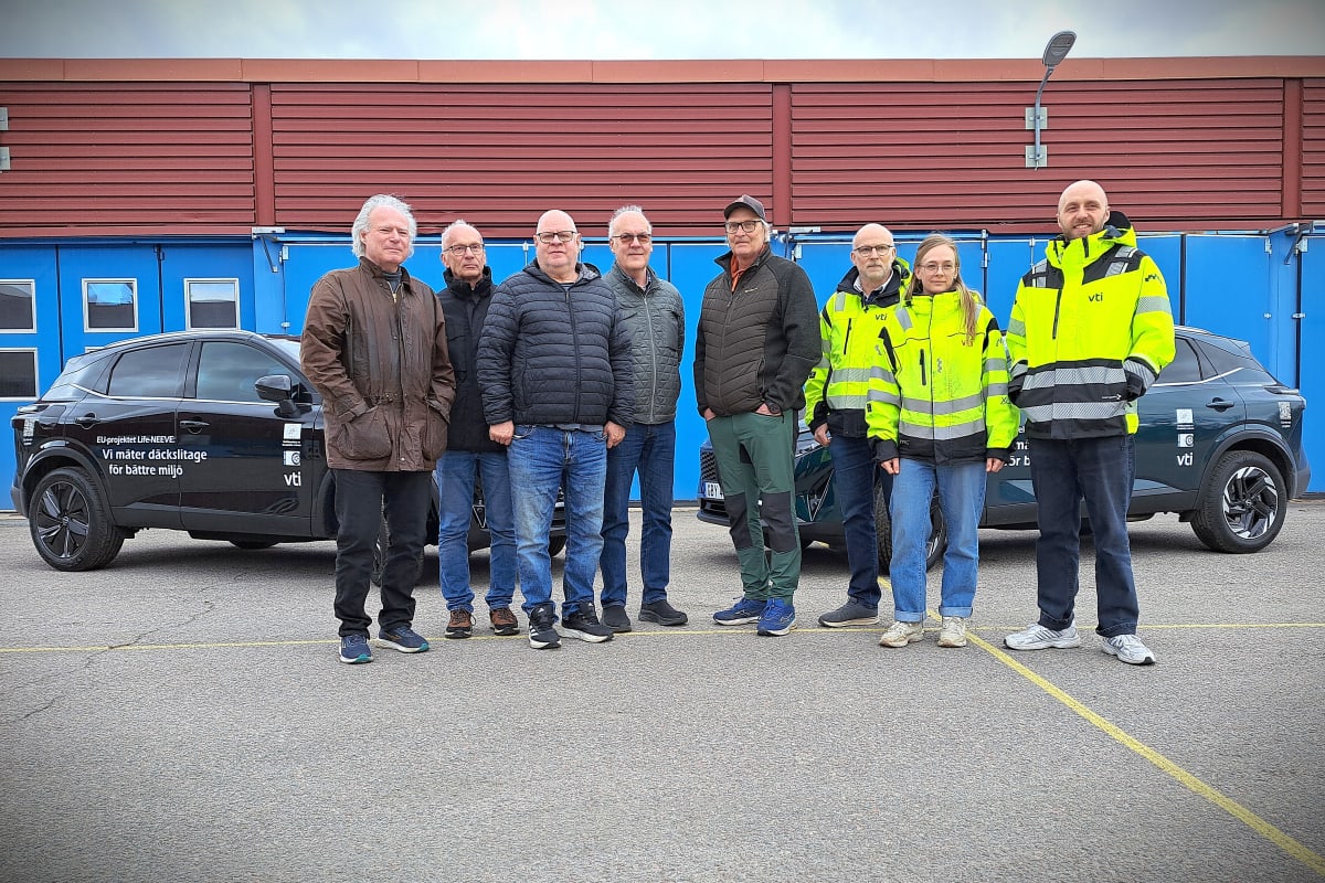 VTI testar däckslitage och partikelutsläpp – körslingor via Motala i ett halvår