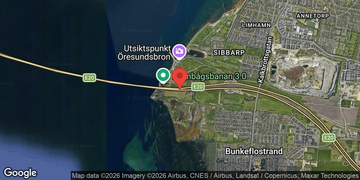 Vägarbete på Öresundsbron i Malmö avslutat