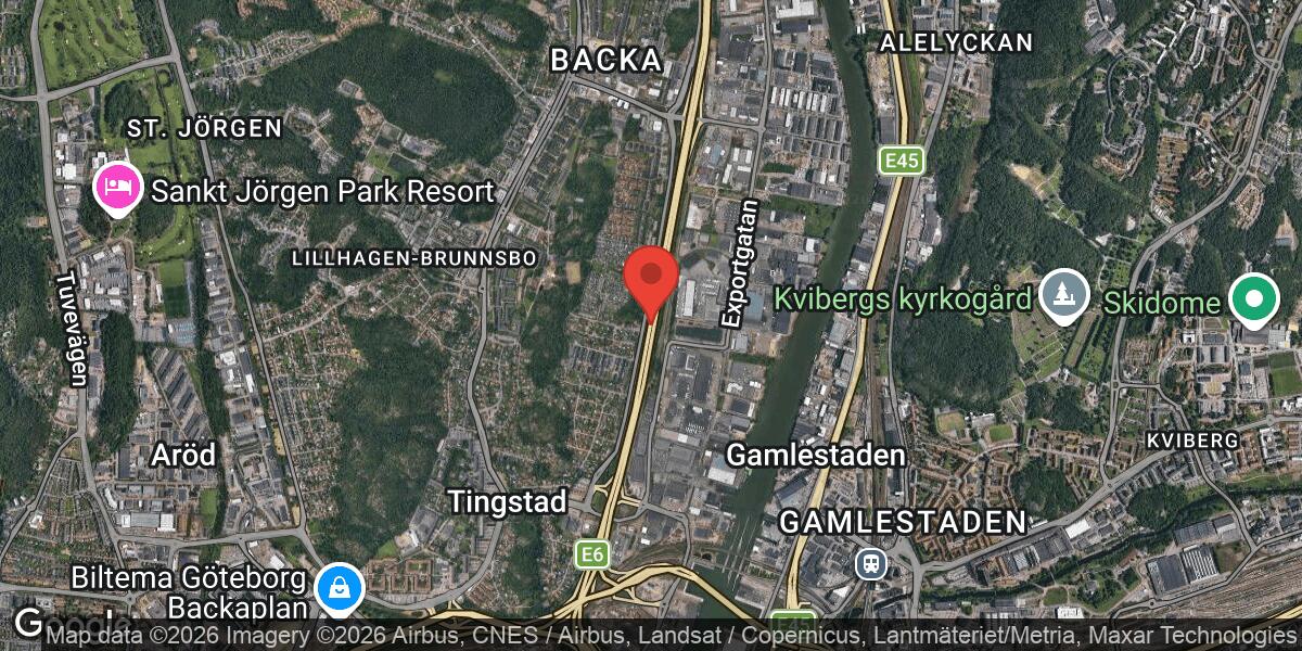 Portalarbeten på E6 mellan Backadalsmotet och Tingstadsmotet avslutade