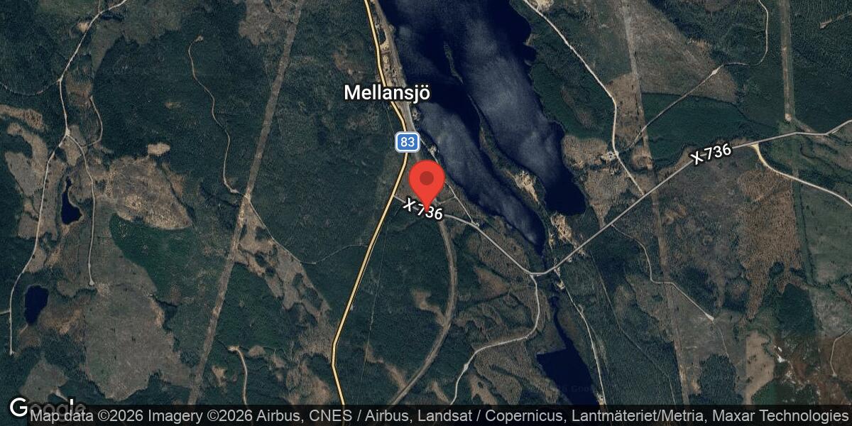 Underhållsarbete på väg 736 vid Mellansjön påverkar framkomligheten