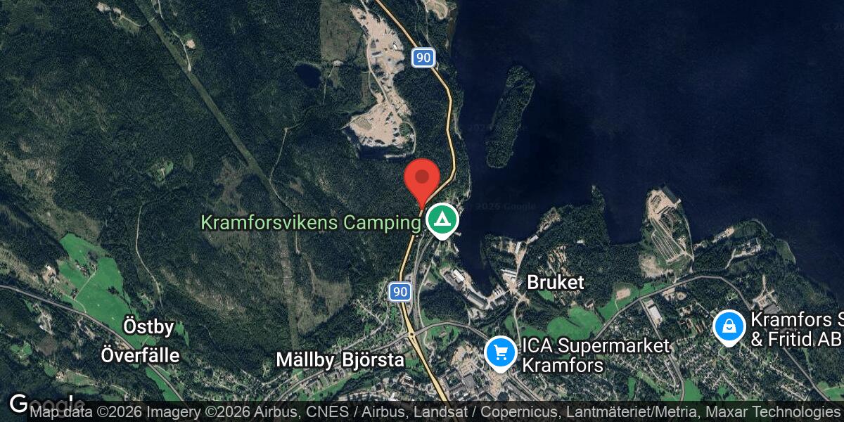 Vägarbete med stor påverkan på väg 90 mellan Kramfors N och Dynäs
