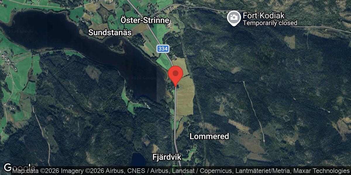 Vägarbete med begränsad framkomlighet på väg 334 mellan Lugnvikssågen och Nässom