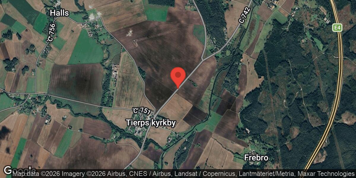 Beläggningsarbete på väg 600 mellan Tierps Kyrka och Trafikplats Torslunda