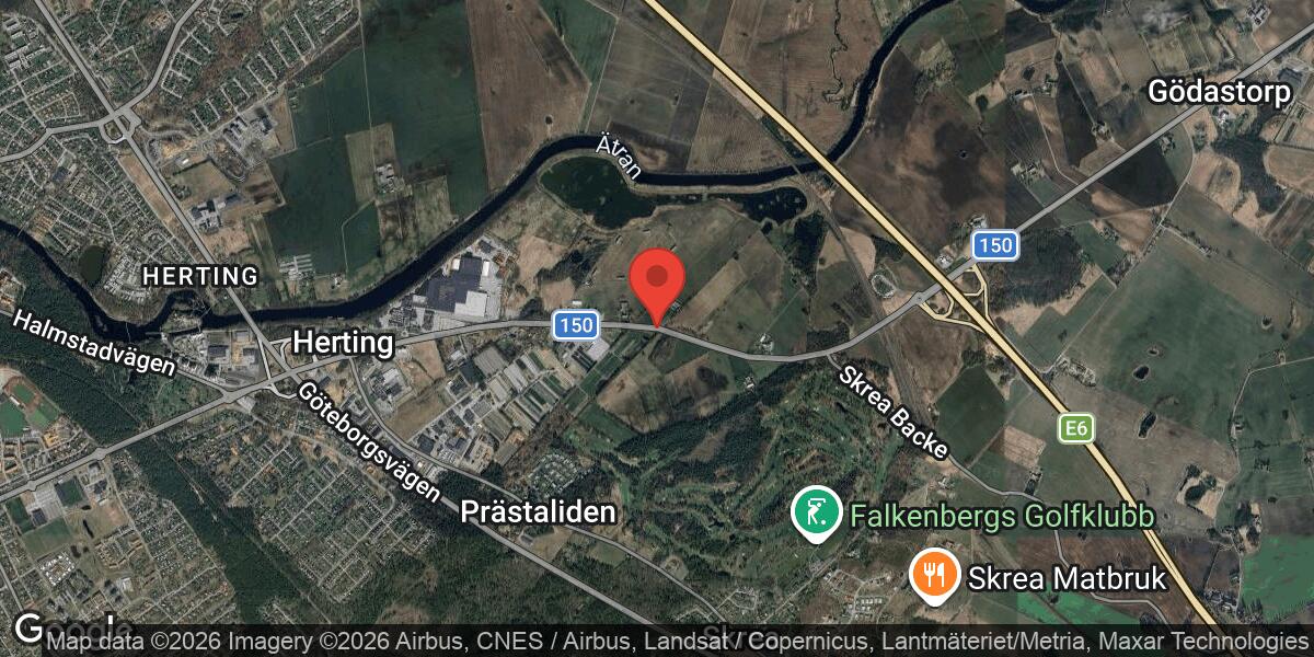 Vägarbete på väg 150 mellan Ågård och Trafikplats Falkenberg S