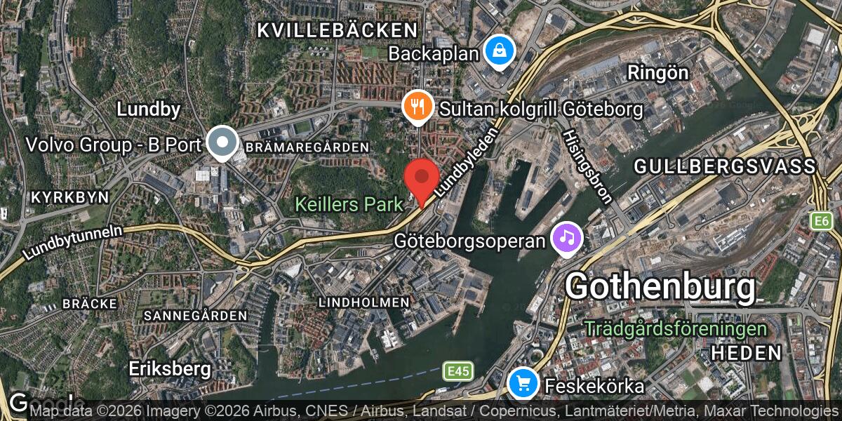 Vägarbete påverkar påfart vid Andromedagatan på E6.21 i Göteborg