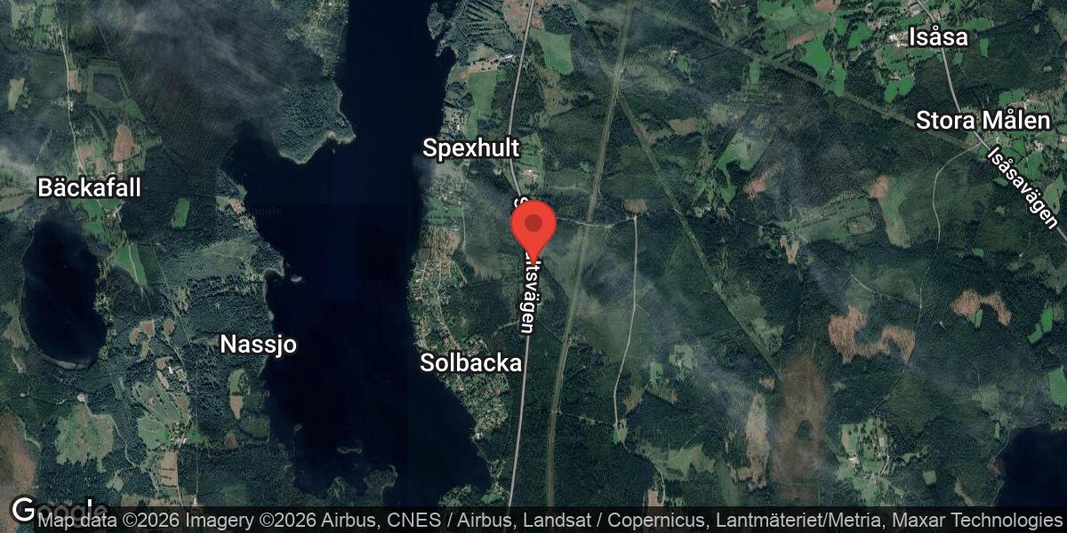 Viltolycka med personbil på väg 834 söder om Nässjö