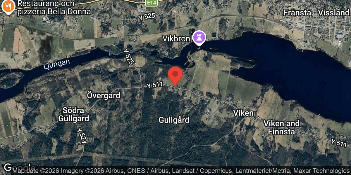 Singelolycka på väg 511 mellan S Gullgård och Finnsta