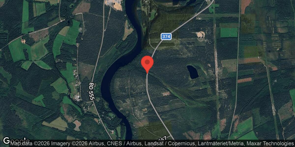Vägsopning på väg 374 mellan Öjebyn och Norrabyn påverkar trafiken