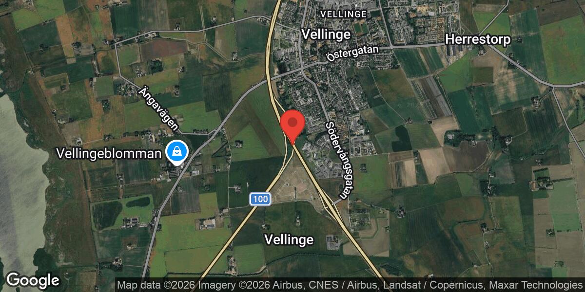Vägarbete på E6 vid Vellinge avslutat