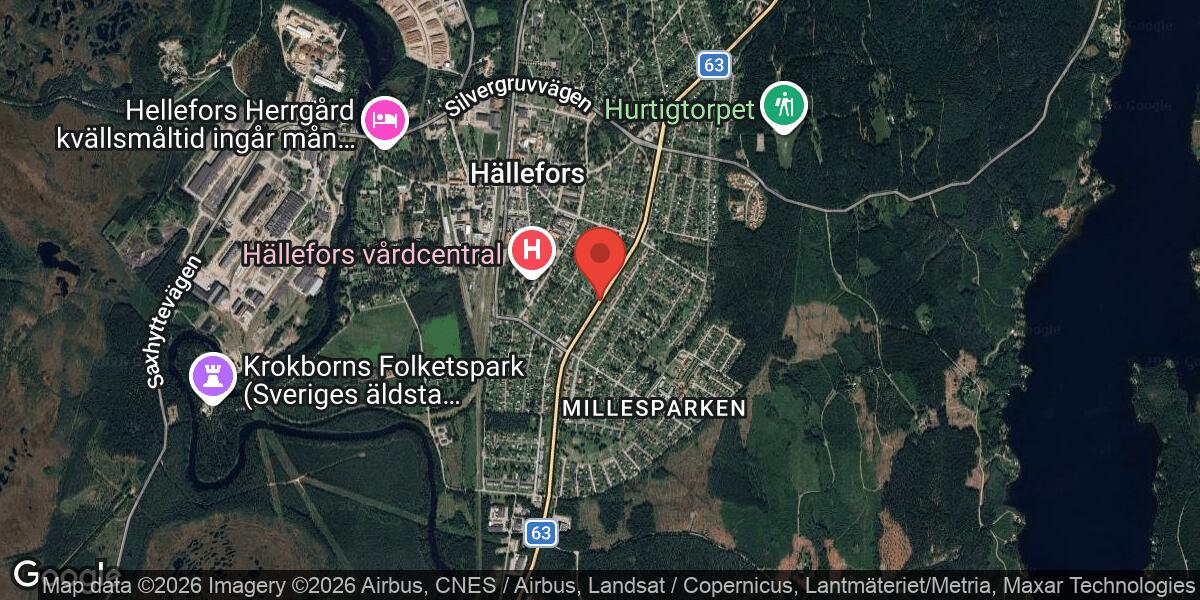 Belysningsarbete på Väg 63 mellan Hammarn och Jönshyttan med växelvis trafik