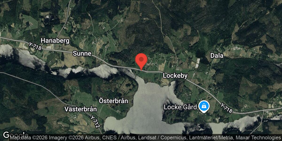 Stor påverkan vid sopning på väg 718 mellan Byåker och Brunne