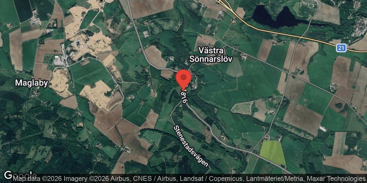 Beläggningsarbete på väg 1816 mellan Hörsgård och Krika avslutat