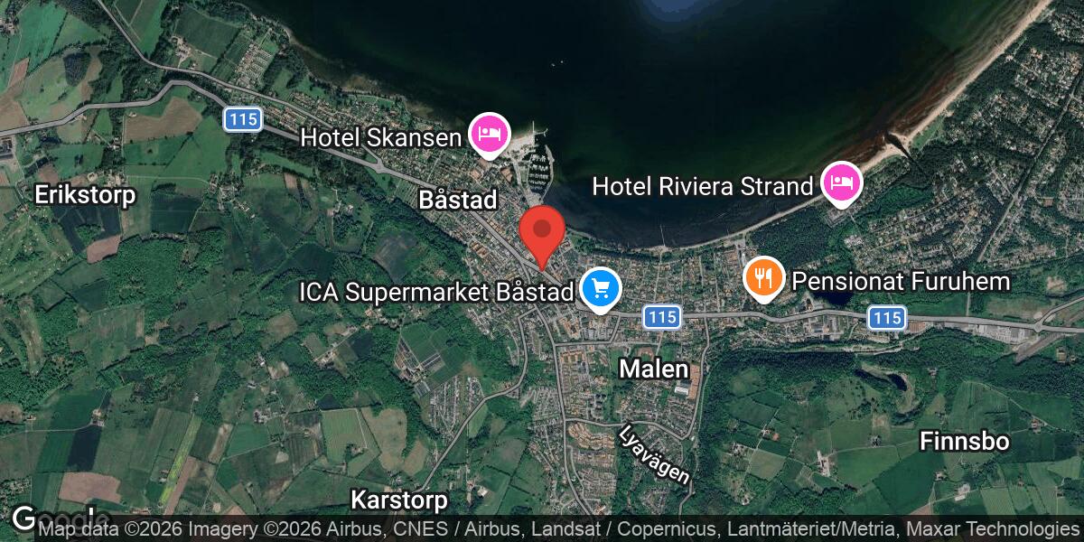 Vägarbete på väg 115 vid Båstad avslutat