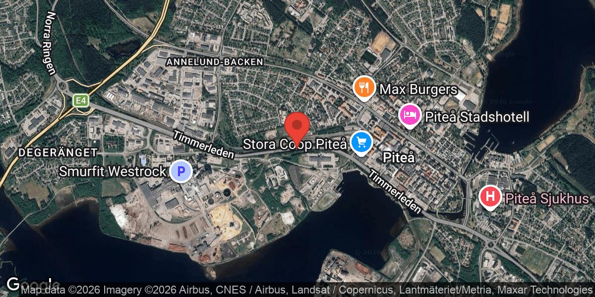 Vägarbete med trafikljusarbete i tre korsningar i Piteå