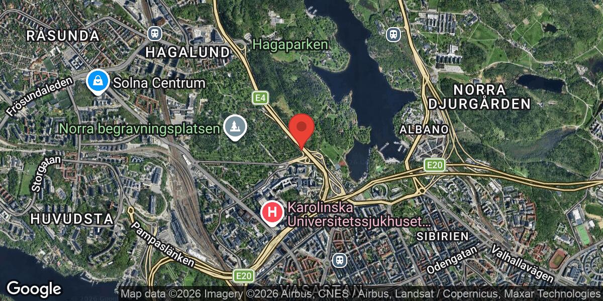 Fordonshaveri påverkar trafiken på E4 vid Trafikplats Haga Södra