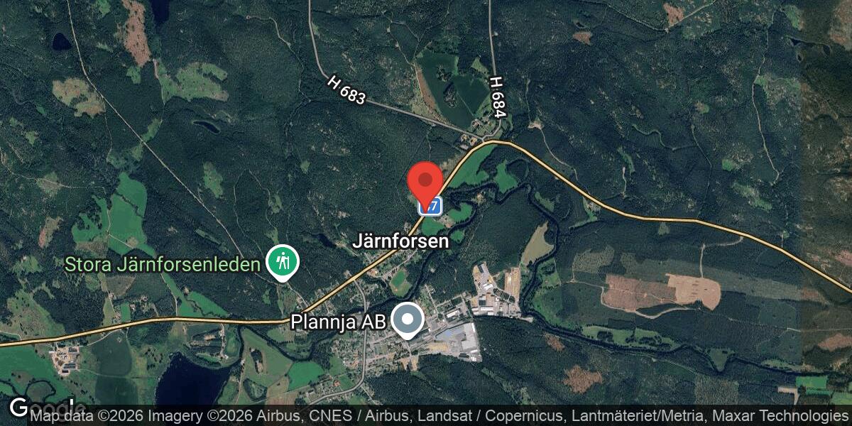 Vägarbete på väg 47 mellan Klövdala och Järnforsen