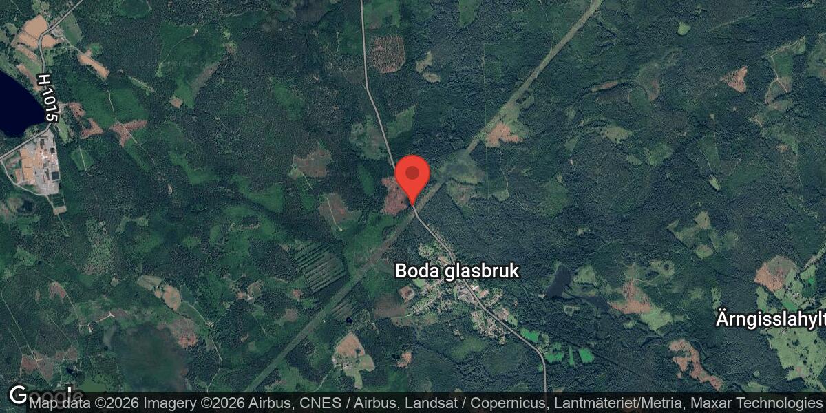 Vägarbete på Väg 546 i Boda Glasbruk påverkar trafiken i båda riktningar
