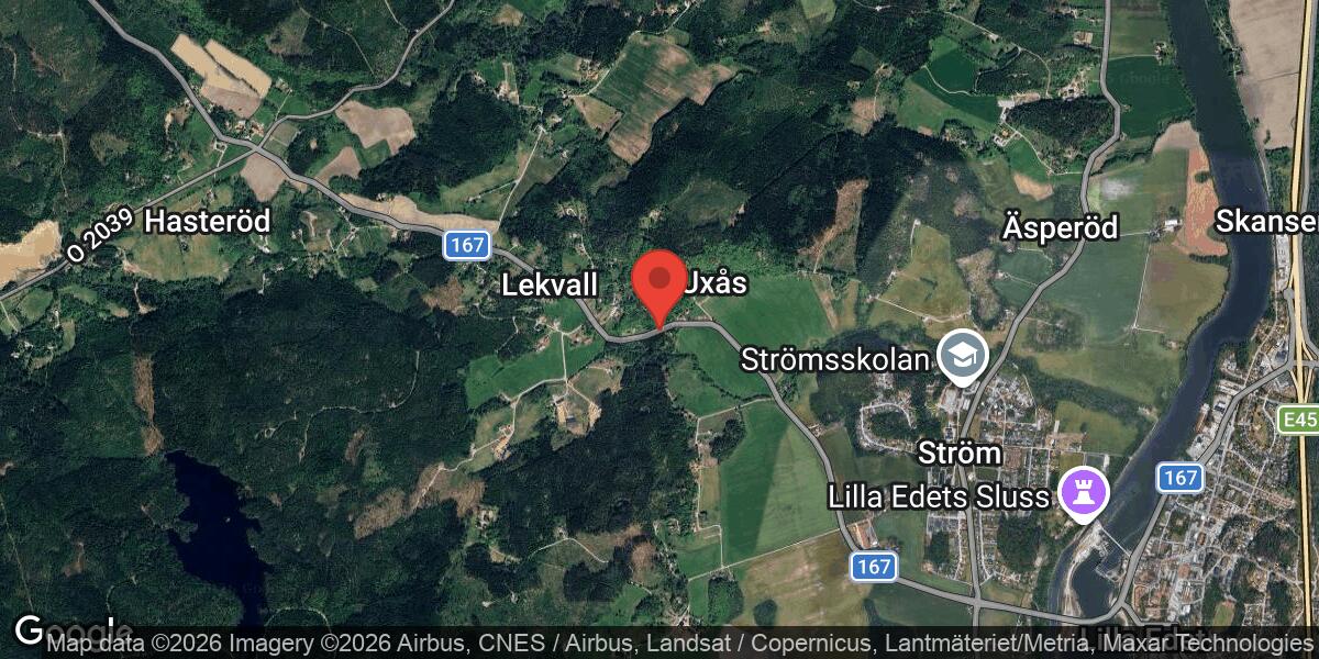 Singelolycka med motorcykel på väg 167 mellan Hasteröd och Ström