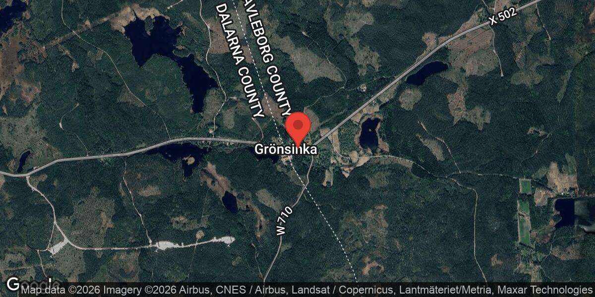 Vägarbete med stor påverkan på väg 502 mellan Hyttdammen och Grönsinka