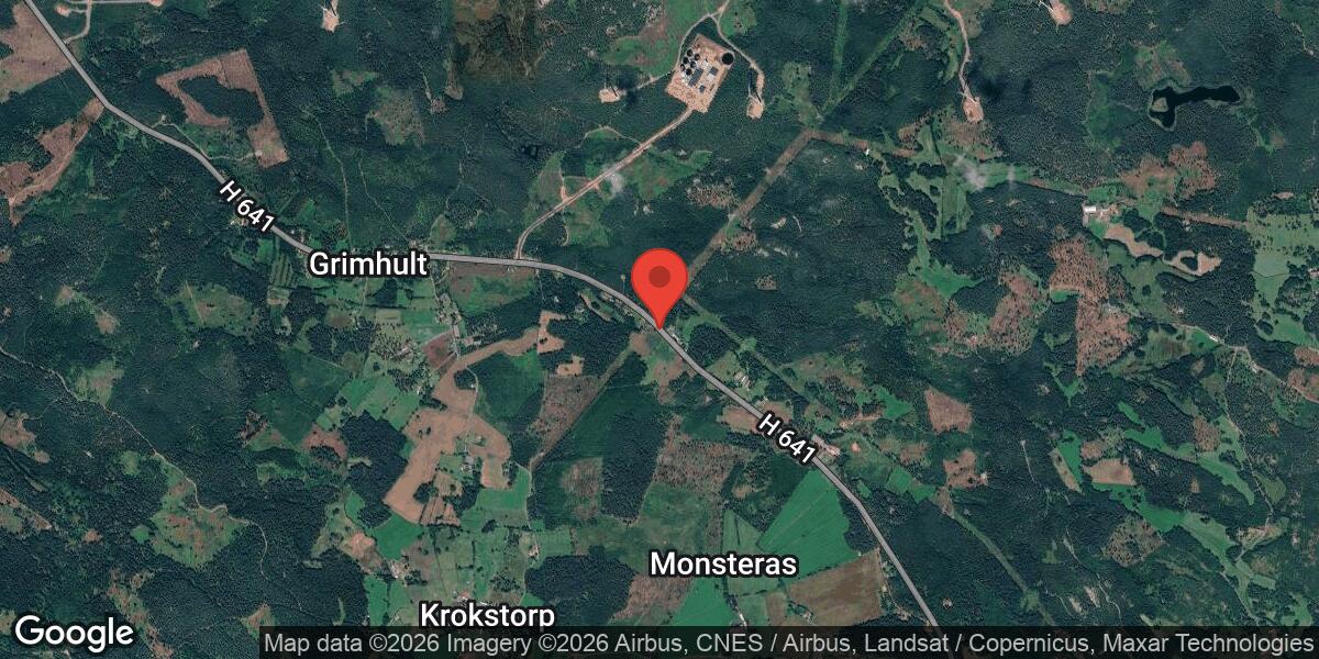 Trafikolycka på väg 641 mellan Örnebäck Ö och Habbestorp