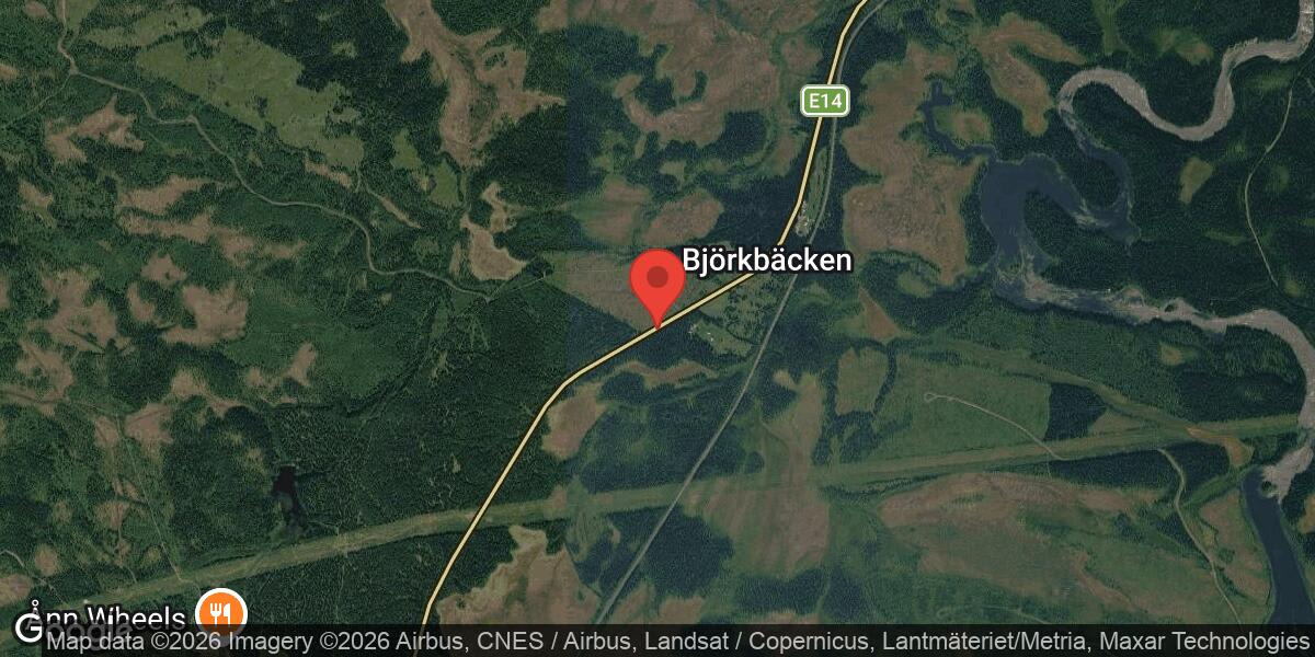 Trafikolycka med flera fordon på E14 mellan Ånn och Tångböle