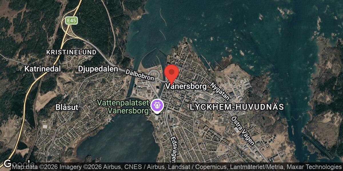 Vägar i Vänersborg avstängda under Vårruset