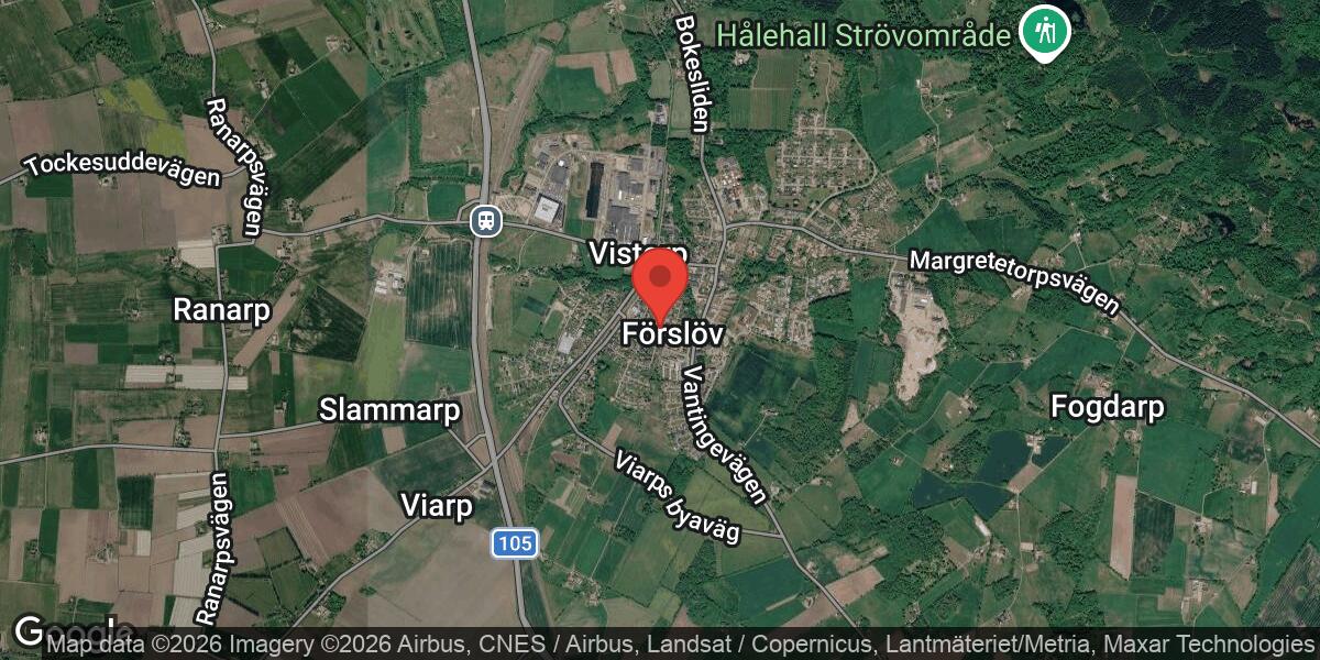 Vägarbete på Väg 1720 mellan Förslöv järnvägsstation och Förslöv påverkar trafiken